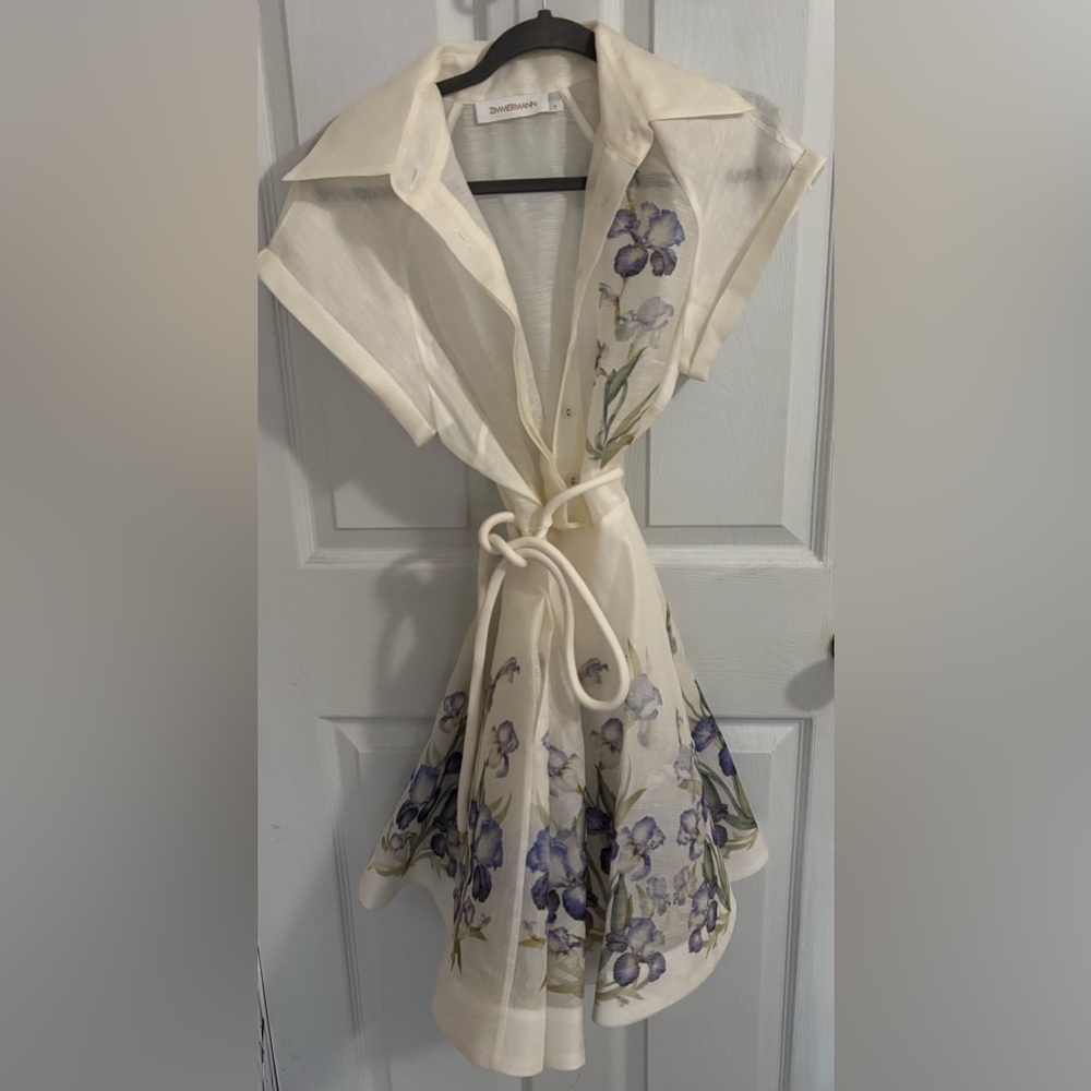 Zimmerman naturally mini dress size 1. Worn once.